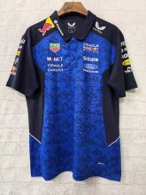 F1 RED BULL Ford Blue polo  Short Sleeve Racing Suit 2026