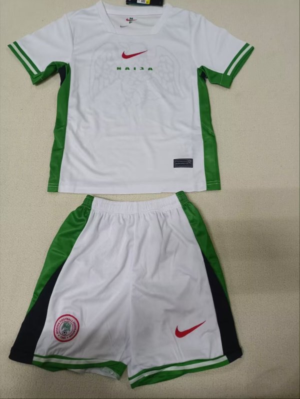 Nigeria Home kids 1:1 Quality Soccer Jersey  24-25