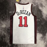 Chicago Bulls City Edition  White  #11 DEROZAN  1:1 Quality NBA  Season Jerseys  2023