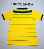 Retro Brazil home  1:1 Quality Soccer Jersey  1984