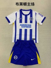 Brighton home Kids 1:1 Quality Soccer Jersey  24-25