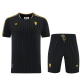 Manchester United  T-shirt  Black 1:1 Quality Soccer Jersey  25-26