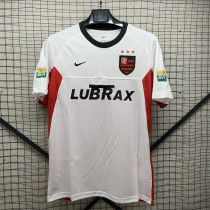 Retro Flamengo white 1:1 Quality Soccer Jersey   2001