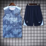 PSG Paris Training clothing Vest set  1:1 Quality Soccer Jersey    24-25