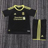 Retro Liverpool Third Away  Kids 1:1 Quality Soccer Jersey   2010-2011