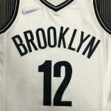 Brooklyn Nets White #12 HARRIS 1:1 Quality NBA  Season Jerseys 75 Year