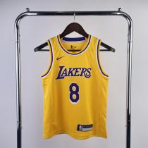 Los Angeles Lakers kids  Kobe  #8 BRYANT  Yollow NBA Jerseys