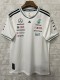F1 Mercedes  white Short Sleeve Racing Suit 2025