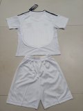 Real Madrid home  kids 1:1 Quality Soccer Jersey  24-25