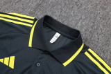 Real Madrid  Polo Fans Drak Grey 1:1 Quality Soccer Jersey  25-26