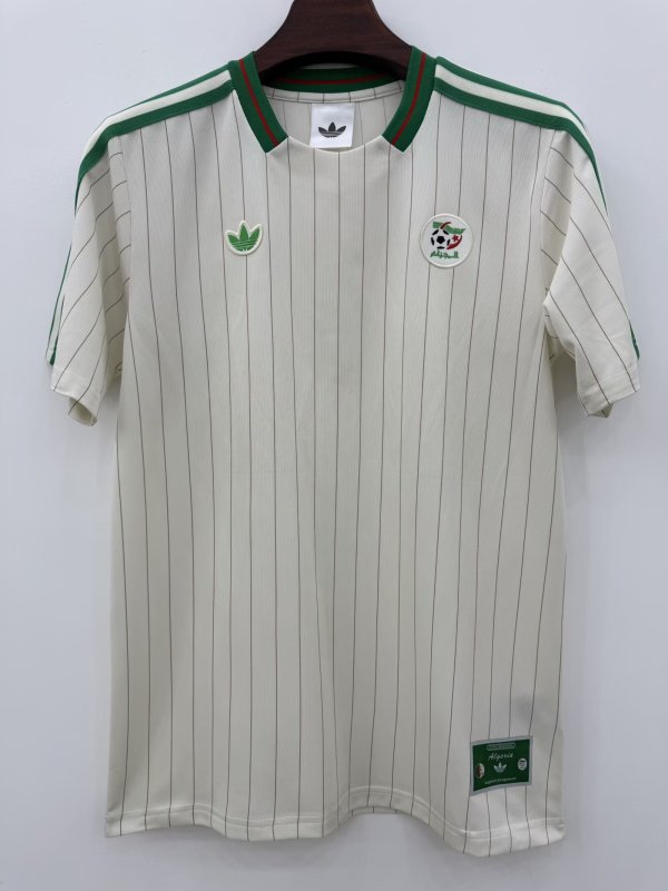 Algeria T-shirt Retro leisure  White 1:1 Quality Soccer Jersey 26-27 (2026)