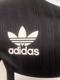 Adidas Clover Oasis  T-shirt  Black  Fans 1:1 Quality Soccer Jersey  25-26