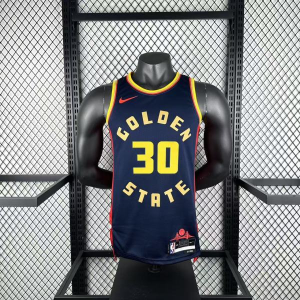 Golden State Warriors  City Edition  #30 CURRY  NBA Jerseys  2025