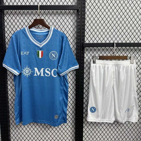 Napoli  Home With Pants Sets Fans 1:1 Quality Soccer Jersey   25-26