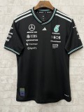 F1 Mercedes  Black  Short Sleeve Racing Suit 2025
