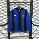 inter Hoodie Blue Black  Jacket  Tracksuit  1:1 Quality Soccer Jersey  25-26
