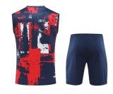 PSG Paris Training clothing Vest set  1:1 Quality Soccer Jersey    24-25
