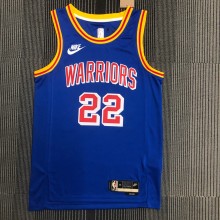 Golden State Warriors Blue Retro #22 WIGGINS 1:1 Quality NBA Season Jerseys 75 Year