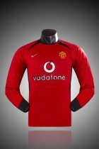 Retro Manchester United long home 1:1 Quality Soccer Jersey  2003-2004