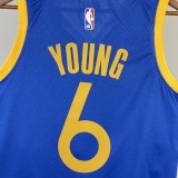 Golden State Warriors  V-neck blue #6 YOUNG 1:1 Quality NBA Season Jerseys 2023