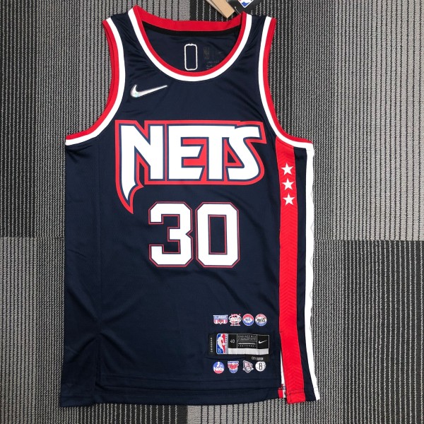 Brooklyn Nets City Edition Black #30 CURRY 1:1 Quality NBA  Season Jerseys 2022