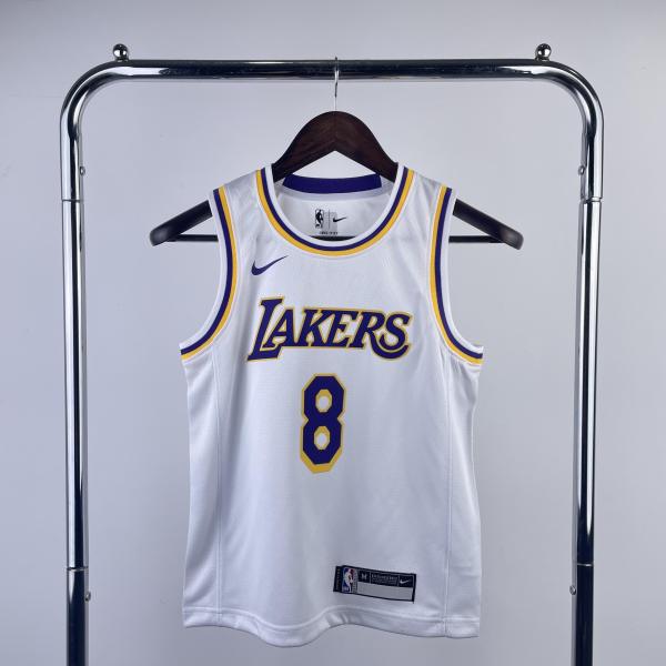 Los Angeles Lakers #8 BRYANT  Kobe White  NBA Jersey 2022/23