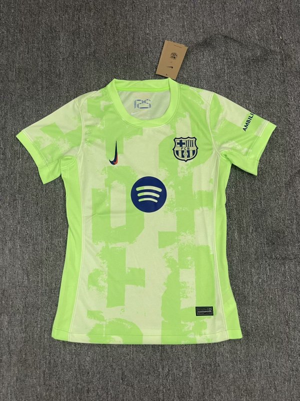 Barcelona third away Women Fans 1:1 Quality Soccer Jersey  24-25