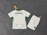 Sporting Lisbon Away Kids  1:1 Quality Soccer Jersey  25-26