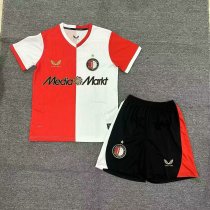 Feyenoord Rotterdam Home Kids  1:1 Quality Soccer Jersey 25-26
