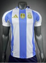 Argentina Home  Player  1:1 Quality Soccer Jersey  24-25（With Gold Patch）