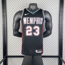 Memphis Grizzlies  Retro  Blue #23 ROSE  1:1 Quality NBA Jerseys 2021