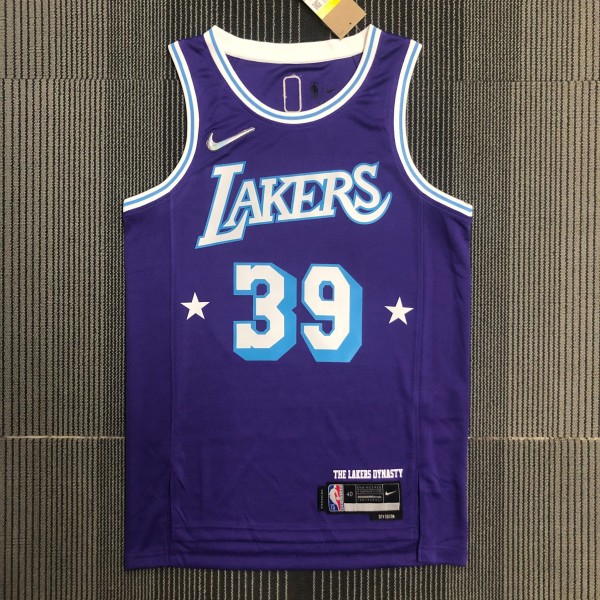 Los Angeles Lakers City Edition 75 Year  Prople #39 HOWARD 1:1 Quality NBA Season Jerseys 2022