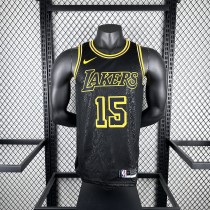 Los Angeles Lakers  Snake Pattern #15 Reaves 1:1 Quality NBA  Season Jerseys  2026