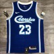 Los Angeles Lakers Blue Latin Night #23 James  round neck  NBA Jerseys 2023