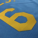 Los Angeles Lakers  Round Neck  MPLS  Blue #6 JAMES 1:1 Quality NBA Season Jerseys
