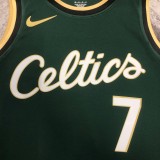Boston Celtics City Edition Green #7 BROWN 1:1 Quality NBA Jerseys  2023