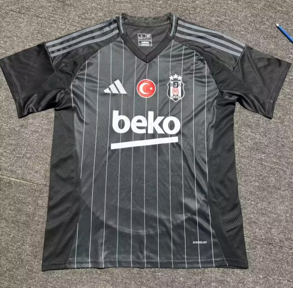 Besiktas JK away Fans  1:1 Quality Soccer Jersey   24-25