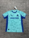 Marseille fourth Away Fans 1:1 Quality Soccer Jersey  25-26