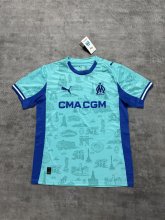 Marseille fourth Away Fans 1:1 Quality Soccer Jersey  25-26