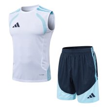 Adidas Clover Vest (Argentina ) Training White With Pants Sets Player 1:1 Quality Soccer Jersey  26-27（2026）
