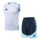 Adidas Clover Vest (Argentina ) Training White With Pants Sets Player 1:1 Quality Soccer Jersey  26-27（2026）