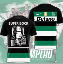 Sporting Lisbon champion home Fans   1:1 Quality Soccer Jersey   24-25