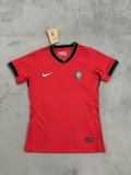 Portugal  home Women Fans  1:1 Quality Soccer Jersey   24-25
