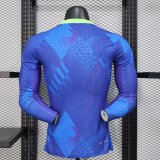 Brazil away long  player 1:1 Quality Soccer Jersey 25-26
