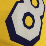 Los Angeles Lakers  Yellow Kobe  #8 BRYANT  with star  1:1 Quality NBA Season Jerseys