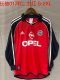 Retro Bayern Munich long Home 1:1 Quality Soccer Jersey  2000-2001