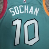San Antonio Spurs City Edition Blue #10 SOCHAN 1:1 Quality NBA  Season Jerseys 2023