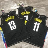 Brooklyn Nets City Edition graffiti Black #26 DINWDDIE 1:1 Quality NBA  Season Jerseys 2021