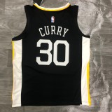 Golden State Warriors Black V-Neck City  Edition   #30 CURRY  1:1 Quality NBA Season Jerseys 2019