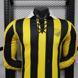 Al Hilal Saudi  Yellow Long Sleeve Player 1:1 Quality Soccer Jersey  26-27